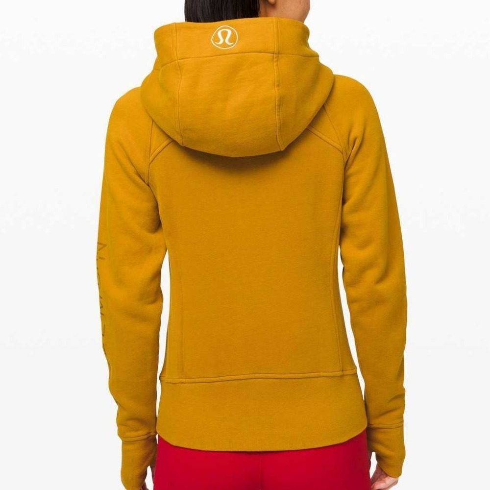 Lululemon Scuba Women's 4 Gold Lunar New Year Hoodie Zip Up Jacket Casual Gym - Picture 7 of 7